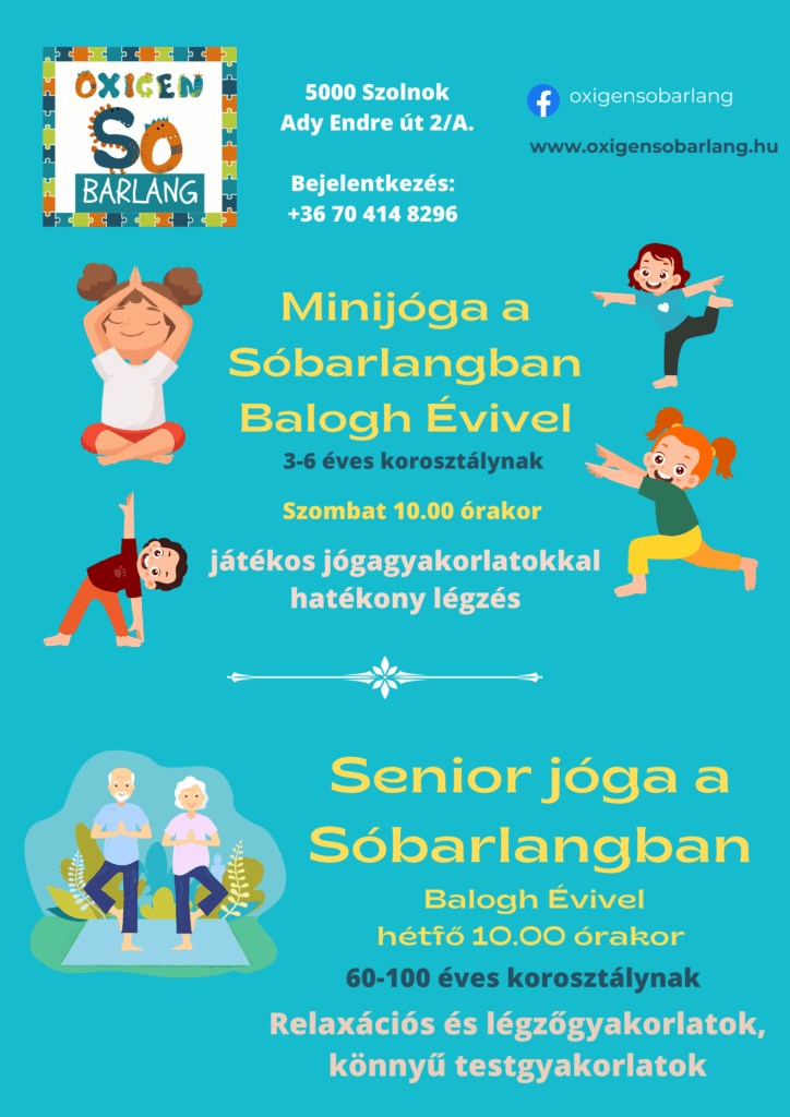Minijóga a Sóbarlangban Balogh Évivel